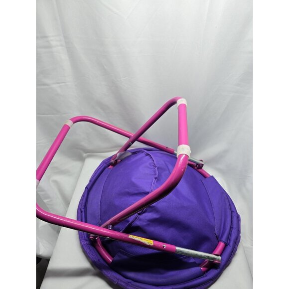 GIRLS MGA BRATZ Yasmin Foldable Saucer Pink Purple Child’s Chair Y2K Room Decor - Picture 8 of 14